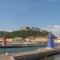 Der Hafen von Castiglione della Pescaia mit Blick auf die Burg