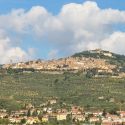 Blick auf die Stadt Cortona