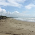 Sandstrand von Le Rocchette im Oktober
