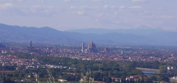 Panoramablick über die Dächer von Florenz
