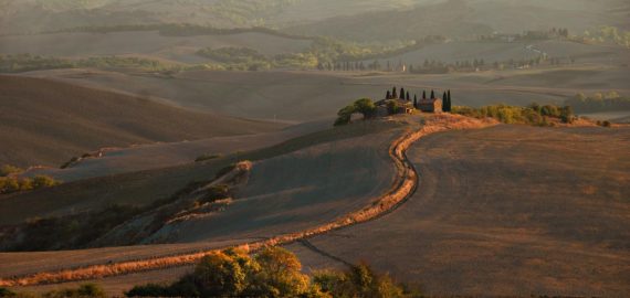 Toskana Ferienhaus mit Pool im Val d'Orcia
