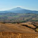 Toskana Ferienhaus mit Pool - Ausblick Monte Amiata